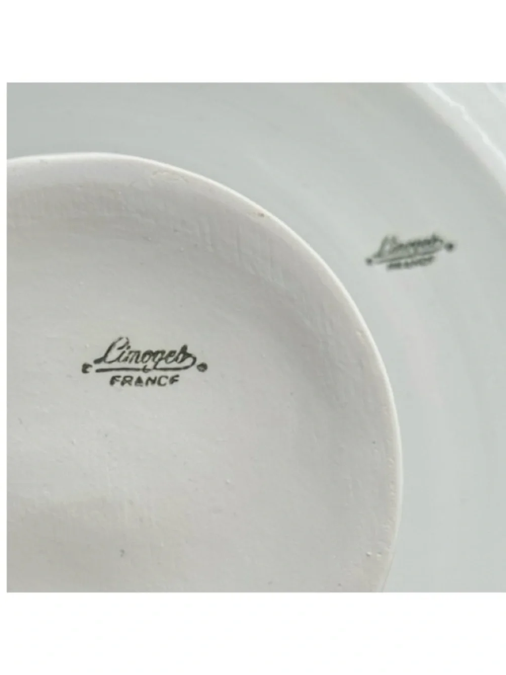 LIMOGES FRANCE Vintage Porcelain Cake Plate Pedestal 11.5” Rare Collectible